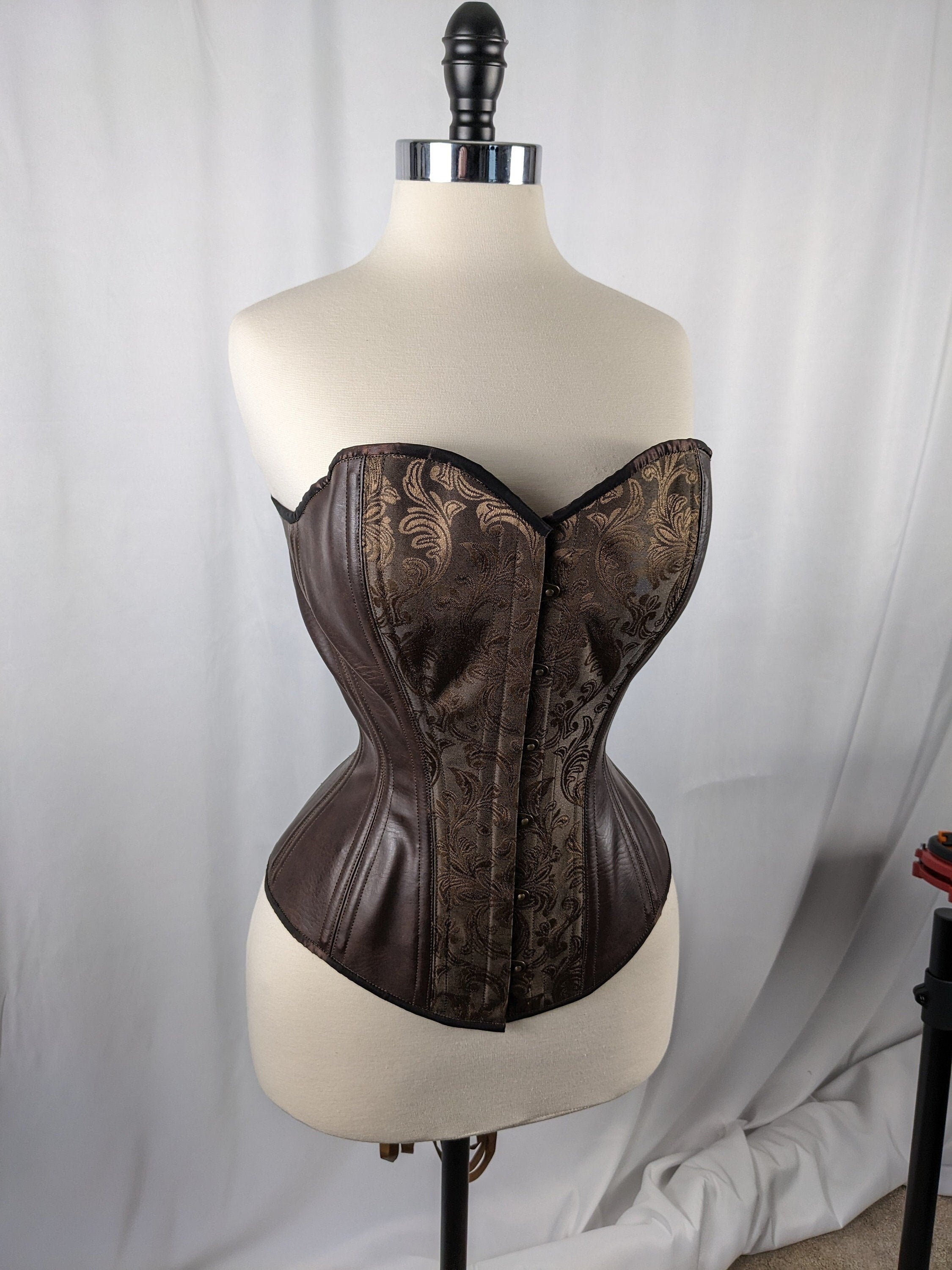 Corsets for Big Busts, Silver Corset, Victorian